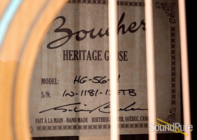 Boucher HG-56-M Adirondack/Rosewood Acoustic #IN-1181-12FTB — image 3