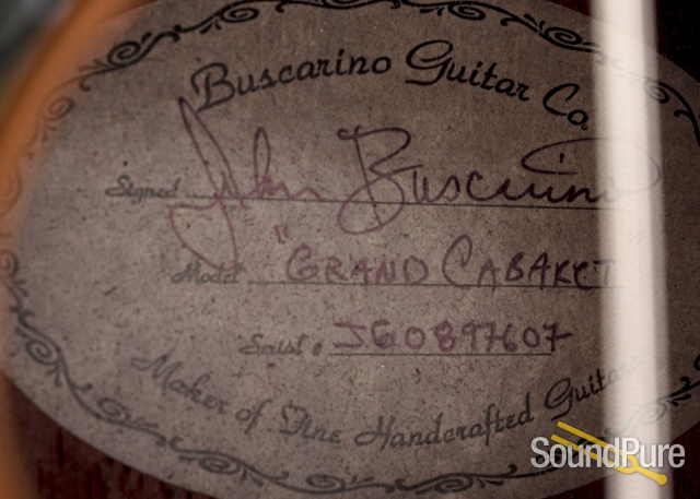 Buscarino Grand Cabaret Cedar/Padauk Nylon #J60897607 - Used — image 4