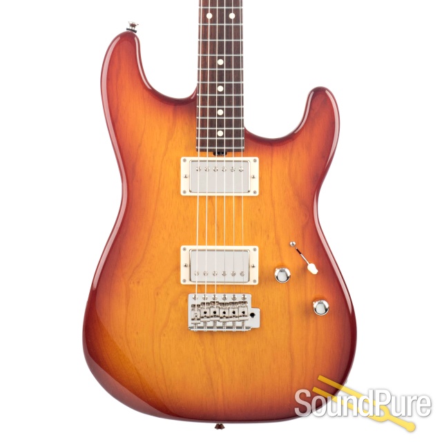 Tuttle Custom Classic S Cherry Burst Electric Guitar #677 — image 1