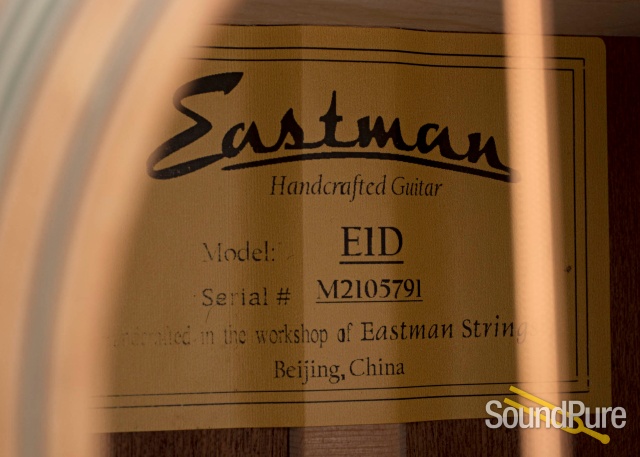 Eastman E1D Sitka/Sapele Dreadnought #M2105791 — image 4