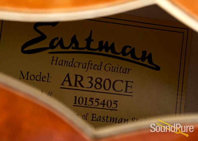 Eastman AR380CE-HB John Pisano Signature Archtop #10155405 — image 3