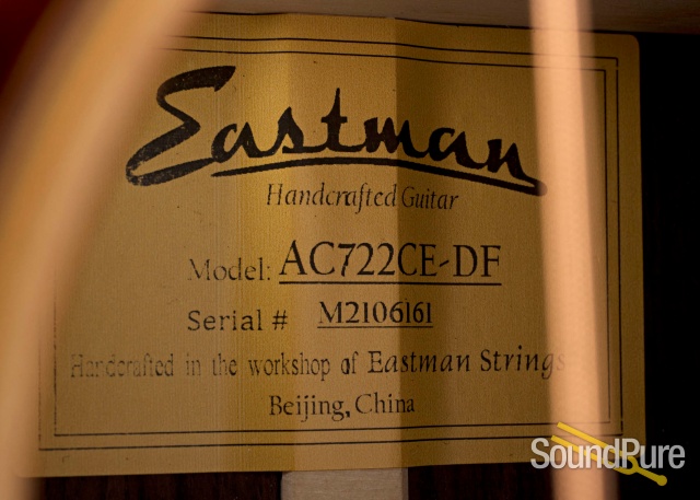 Eastman AC722CE-DF Grand Auditorium Acoustic #M2106161 — image 3