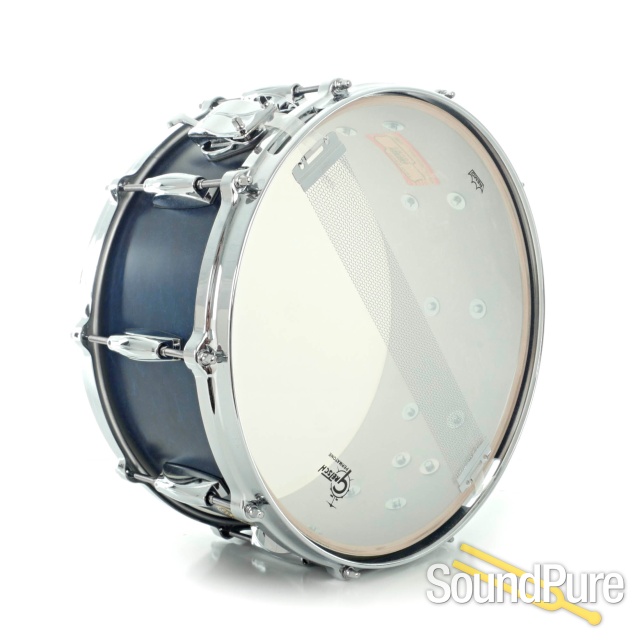 Gretsch 6.5x14 USA Custom Maple Snare Drum-Satin Azure — image 4