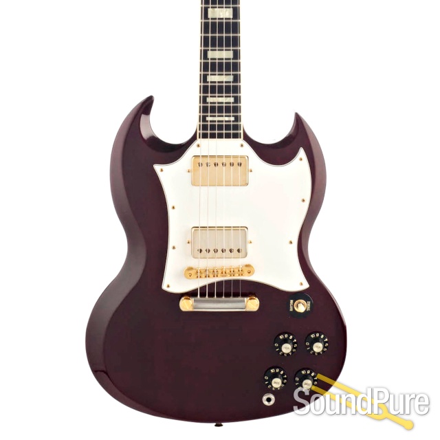 Gibson '67 SG Custom Reissue Dark Cherry #93012412 - Used — image 1