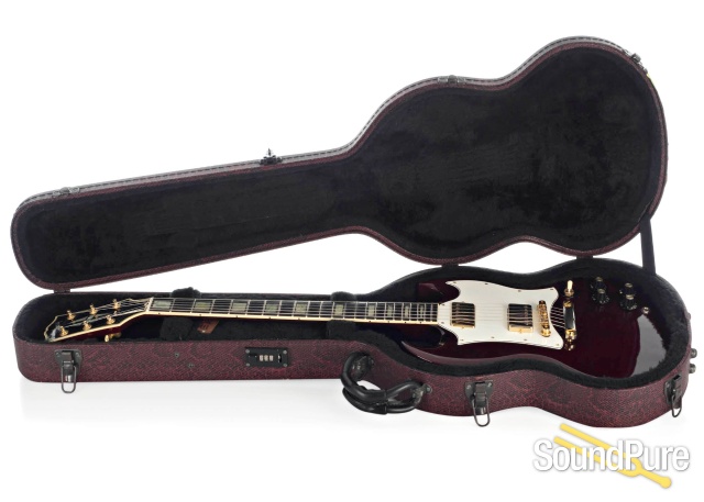 Gibson '67 SG Custom Reissue Dark Cherry #93012412 - Used — image 4