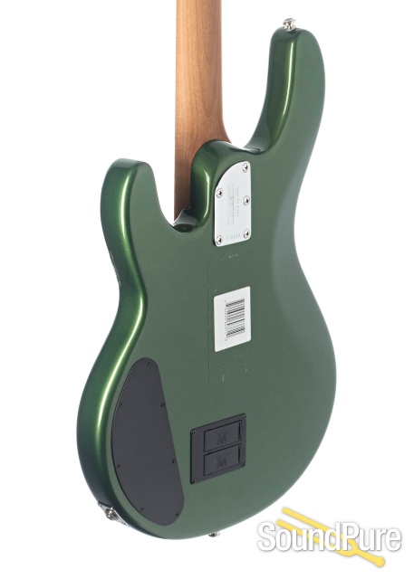 Ernie Ball StingRay Special HH Charging Green #F96133 - Used — image 2