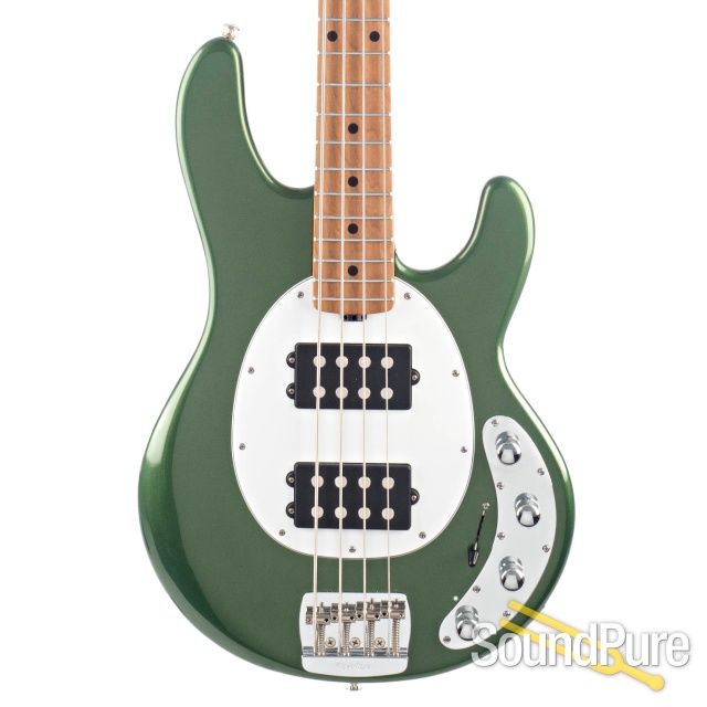 Ernie Ball StingRay Special HH Charging Green #F96133 - Used — image 1
