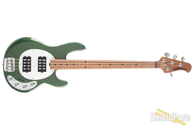 Ernie Ball StingRay Special HH Charging Green #F96133 - Used — image 8