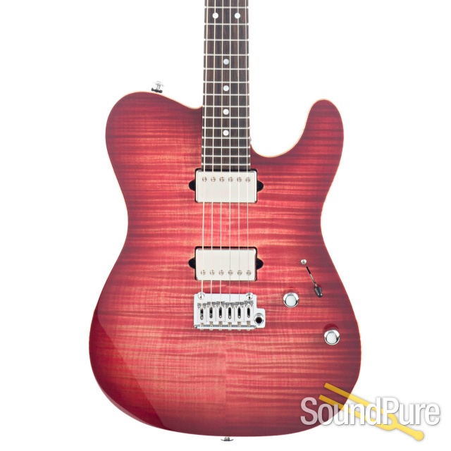 Suhr Custom Modern T Faded Trans Wine Red Burst #64538 — image 1