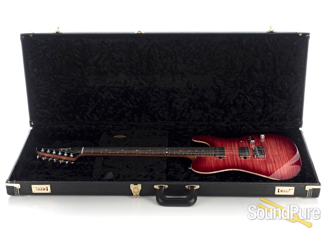 Suhr Custom Modern T Faded Trans Wine Red Burst #64538 — image 4