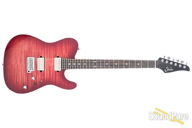 Suhr Custom Modern T Faded Trans Wine Red Burst #64538 — image 8