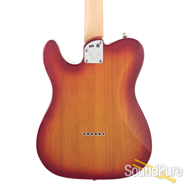 Fender American Elite Tele Cherry Burst #US17023295 - Used — image 7