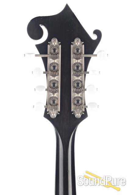 Eastman MD814/v Black Addy/Maple F-Style Mandolin #N2102366 — image 3
