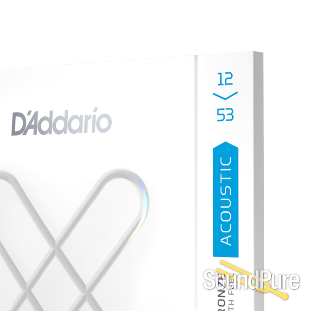 D'Addario XS Phosphor Bronze 12-53 Acoustic Guitar Strings — image 4