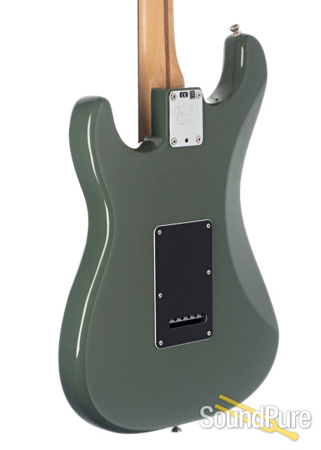 Fender American Pro Strat Olive Green #US17000287 - Used — image 2