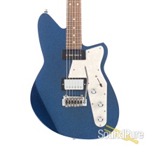Reverend Double Agent W Blue Sparkle Guitar #41567 - Used Reverend Double Agent W Blue Sparkle Guitar #41567 - Used