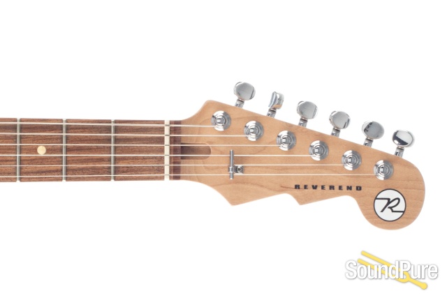 Reverend Double Agent W Blue Sparkle Guitar #41567 - Used — image 5