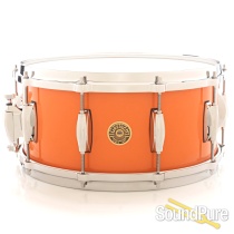 Gretsch 6.5x14 USA Custom Maple Snare Drum-Orange Gloss Gretsch 6.5x14 USA Custom Maple Snare Drum-Orange Gloss