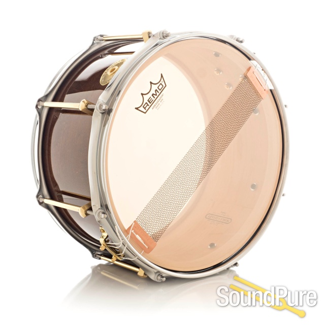 Noble & Cooley 7x13 SS Classic Maple Snare Drum-Espresso — image 2