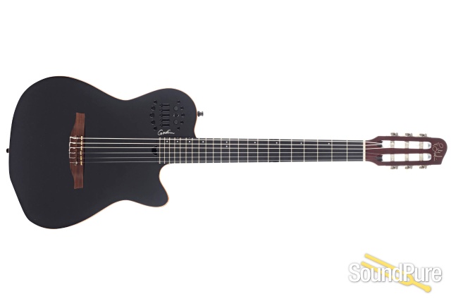 Godin ACS Nylon Black Nylon String Guitar #15385163 - Used — image 8