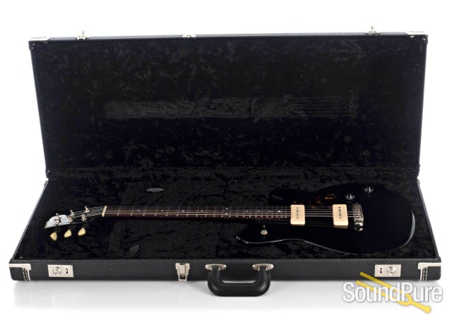Michael Tuttle Jr. Deluxe Black Electric Guitar #3 - Used — image 4