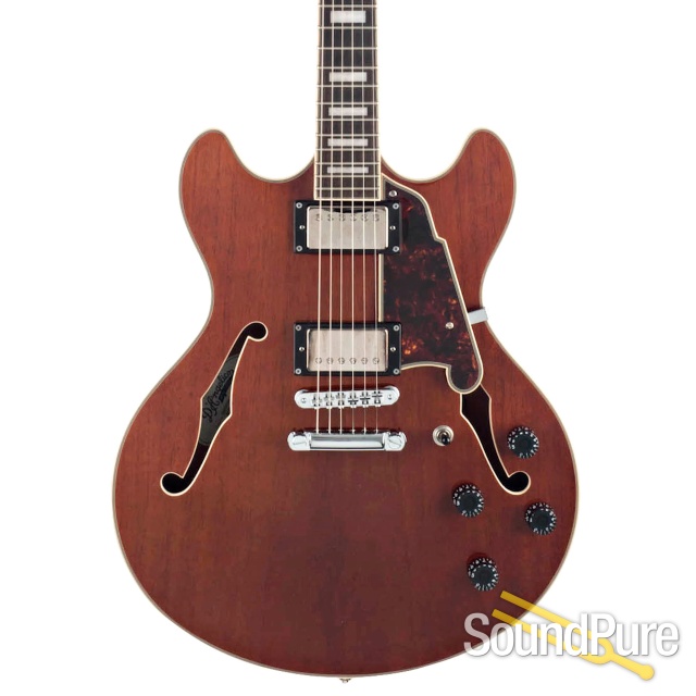 D'Angelico Premier DC Boardwalk Walnut #KP191092 - Used — image 1