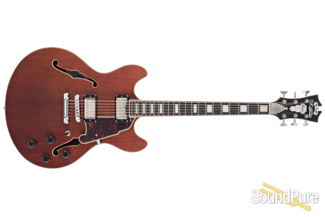 D'Angelico Premier DC Boardwalk Walnut #KP191092 - Used — image 8
