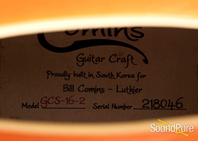 Comins GCS-16-2 Violin Burst Archtop Guitar #218046 — image 4