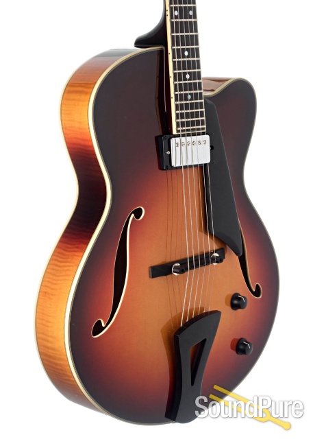 Comins GCS-16-1 Autumn Burst Archtop Guitar #118128 — image 4