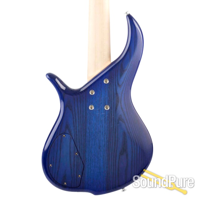 F-Bass BN5 Transparent Blue 5-String Bass #421013 - Used — image 8