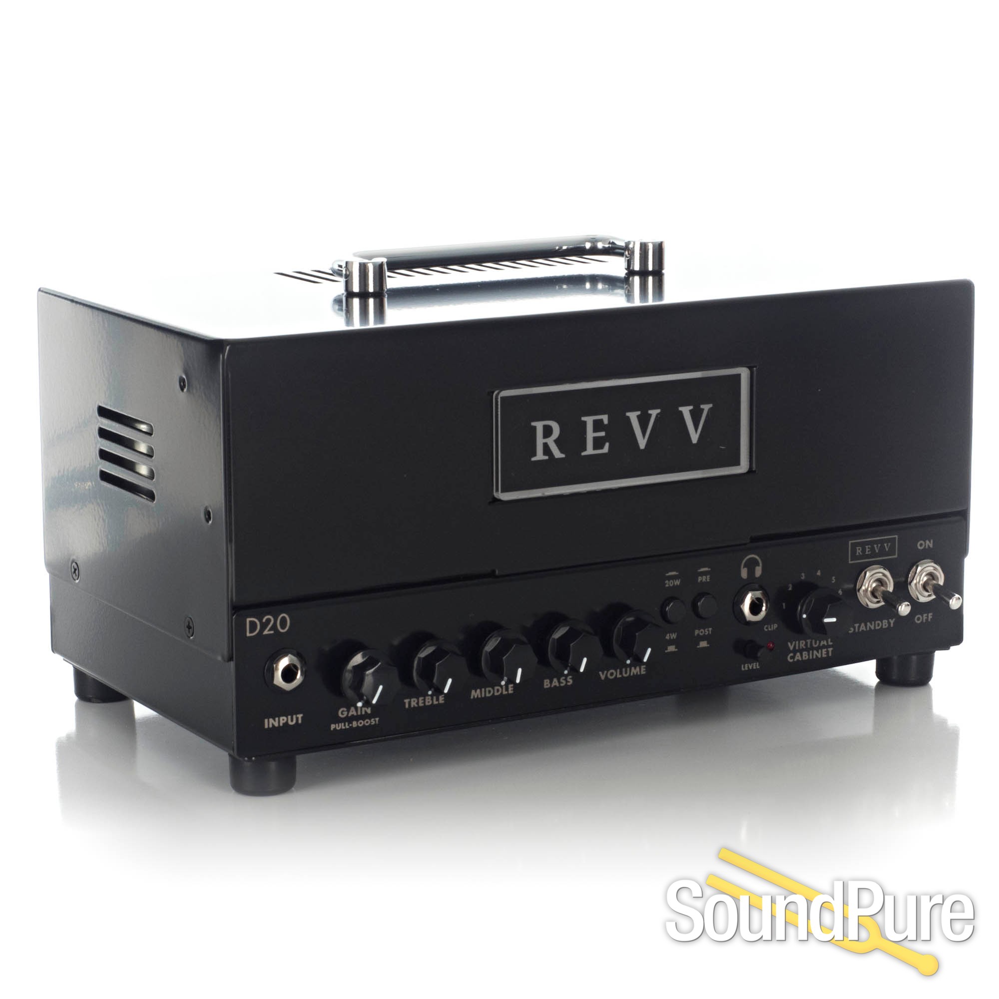 Revv Amplification D20 20/4Watt Tube Head Black
