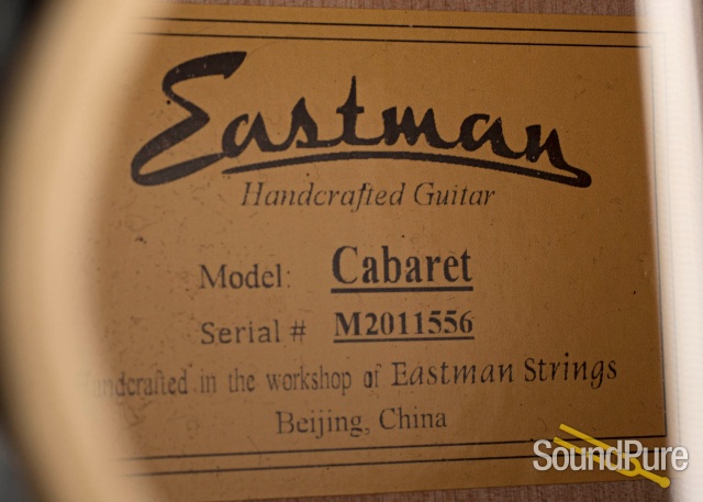 Eastman Cabaret-JB Nylon String Archtop #M2011556 - Used — image 3