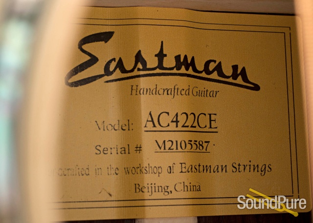 Eastman AC422CE Grand Auditorium Guitar #M2105587 - Used — image 6