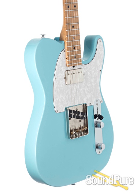 Suhr Custom Classic T Daphne Blue Guitar #18092 - Used — image 3