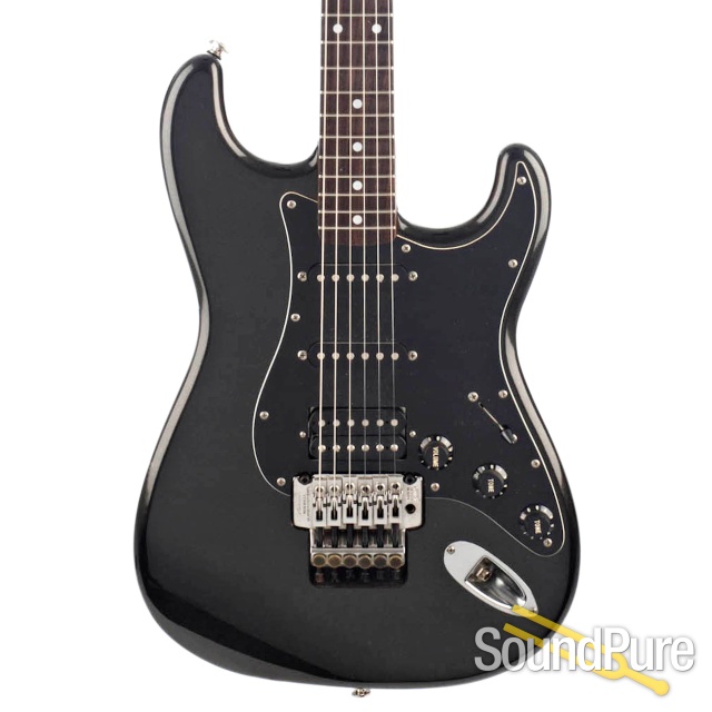 Fender MIJ HSS Stratocaster Black Sparkle #I010164 - Used — image 1