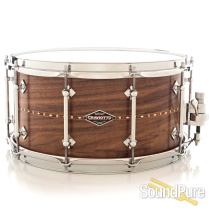 Craviotto 6.5x14 Walnut Custom Shop Snare Drum w/Inlay 30