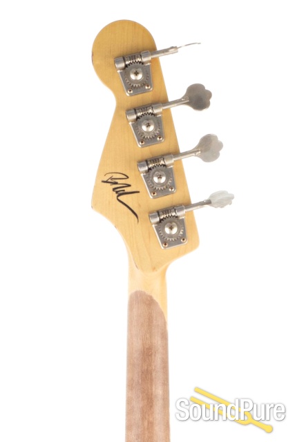 Nash JB-63 Vintage White Bass Guitar #SND-188 — image 5
