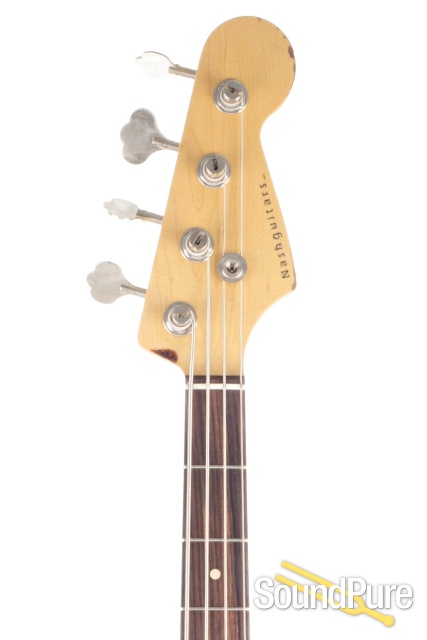 Nash JB-63 Vintage White Bass Guitar #SND-188 — image 7