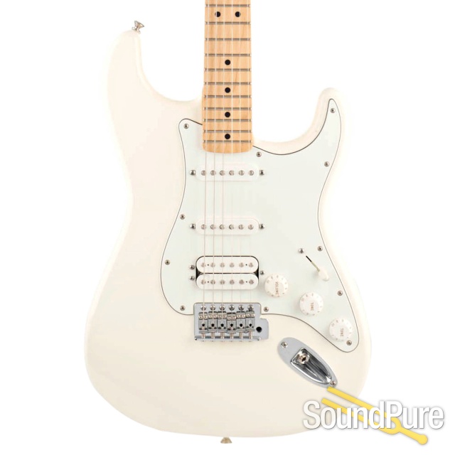 Fender Standard Strat HSS Arctic White #MX15674817 - Used — image 1