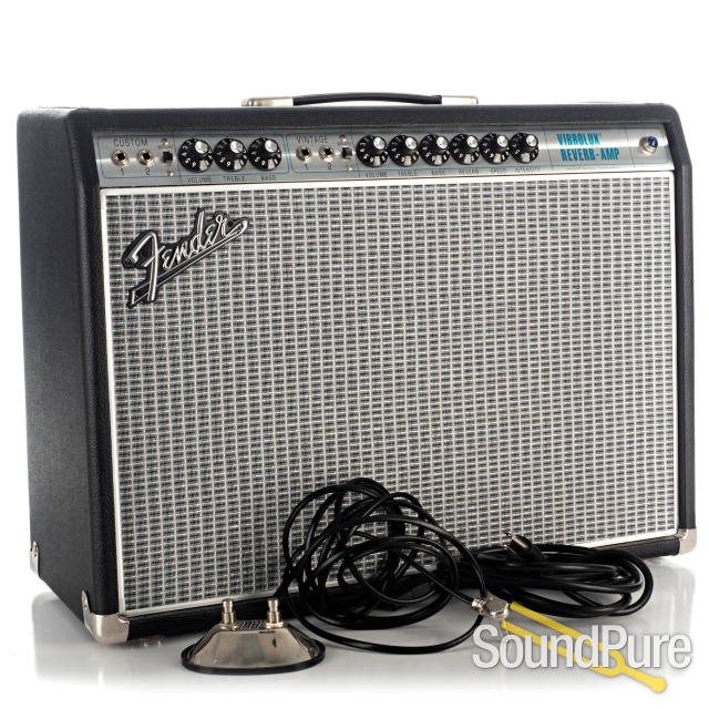 Fender '68 Custom Vibrolux Reverb 35w Combo Amp - Used — image 3