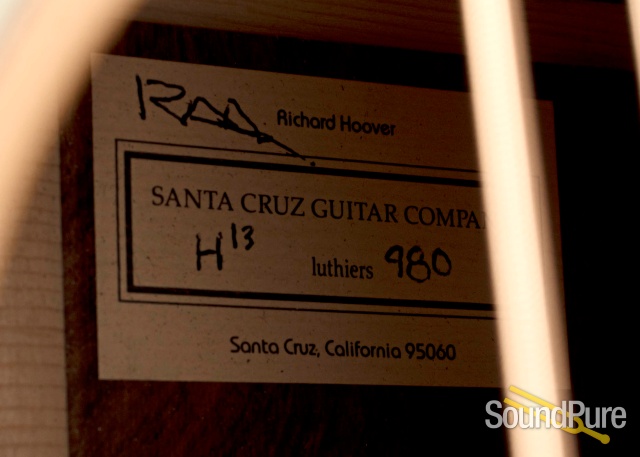 Santa Cruz H13 Sitka/Brazilian RW Acoustic #980 - Used — image 4