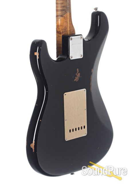 Fender CS LTD NAMM '56 Strat Aged Black #CZ532559 - Used — image 2