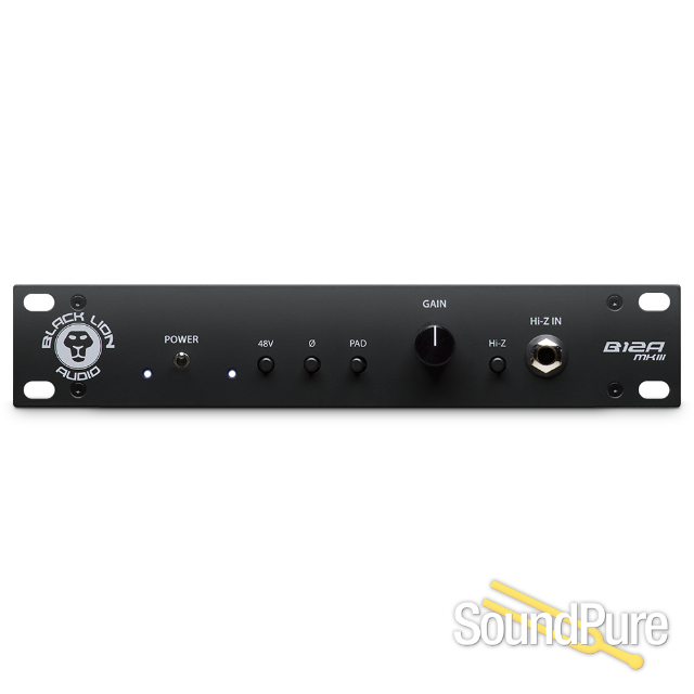 Black Lion B12A MKIII Half-Rack American-Styled Mic Pre