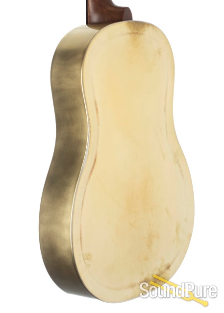 National Raw Brass 12-Fret NRP Resonator Guitar #23806 — image 2