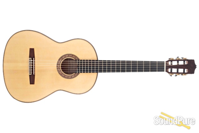 Eduardo Duran Ferrer Concert Blanca Flamenco Guitar - Used — image 9