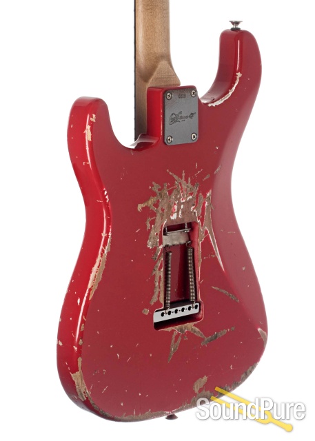 Luxxtone Choppa S Destroyed Dakota Red Guitar #223 - Used — image 2