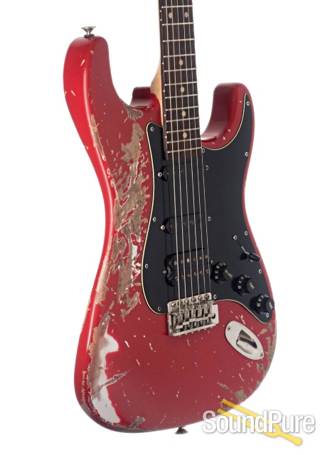 Luxxtone Choppa S Destroyed Dakota Red Guitar #223 - Used — image 3
