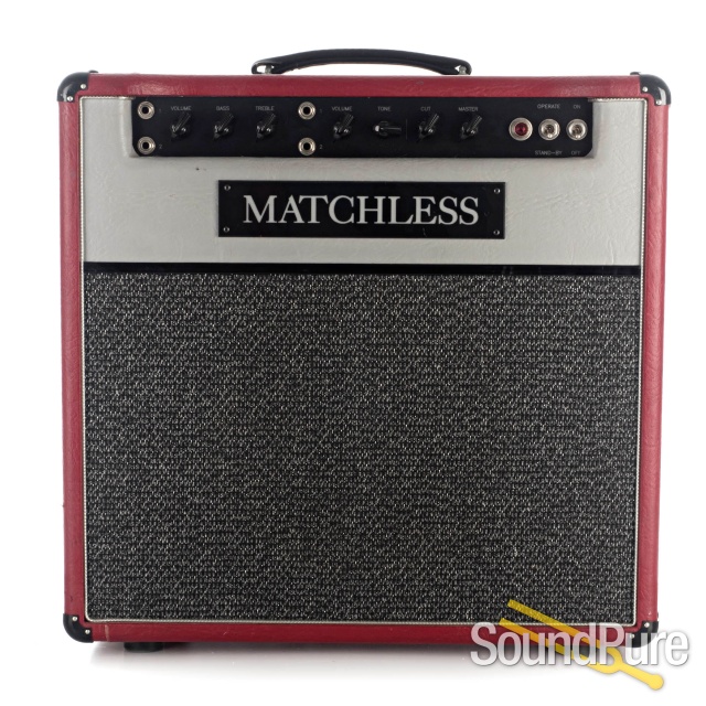 Matchless SC-30 Burgundy 30w 1x12 Combo Amp - Used — image 1