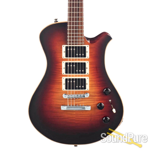 Comins Lyrist Sunburst Solidbody Electric Guitar - Used — image 1