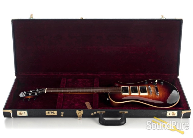 Comins Lyrist Sunburst Solidbody Electric Guitar - Used — image 4